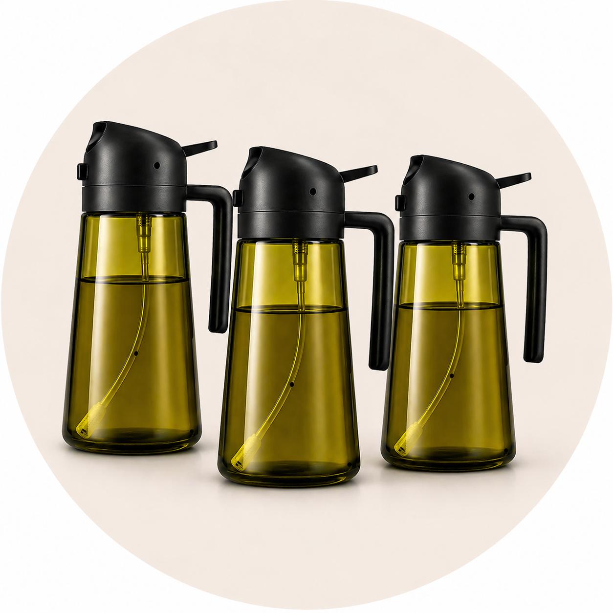 DOZEBEDDING®🥗2-in-1 Precision Oil Sprayer - High-Pressure Spray & Smooth Pour Integrated Bottle