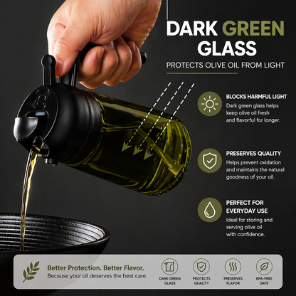 DOZEBEDDING®🥗2-in-1 Precision Oil Sprayer - High-Pressure Spray & Smooth Pour Integrated Bottle