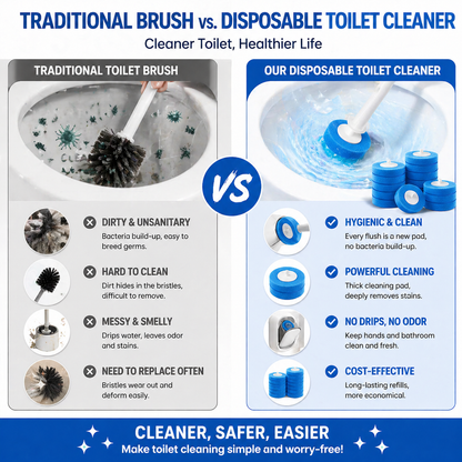 DOZEBEDDING®🪄360° All-in-One Deep Clean Toilet Brush🫧-Ultimate Hygienic Cleaning Kit