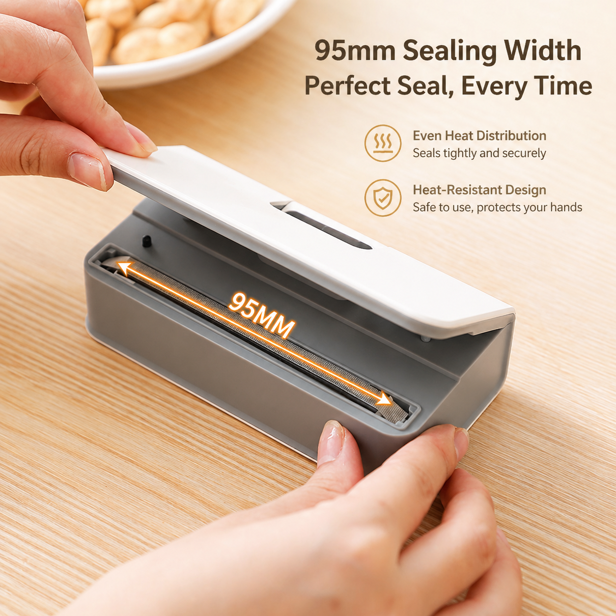 DOZEBEDDING® 🛑 2-in-1 Rechargeable Bag Sealer | 6 Modes, Magnetic, Portable(upsell)