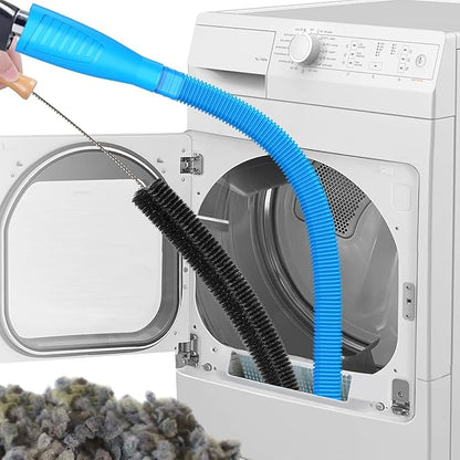DOZEBEDDING®🏡Dryer Vent Cleaner Kit | 3rd Gen Ultra-Flexible Hose + Brush for All Vacuums