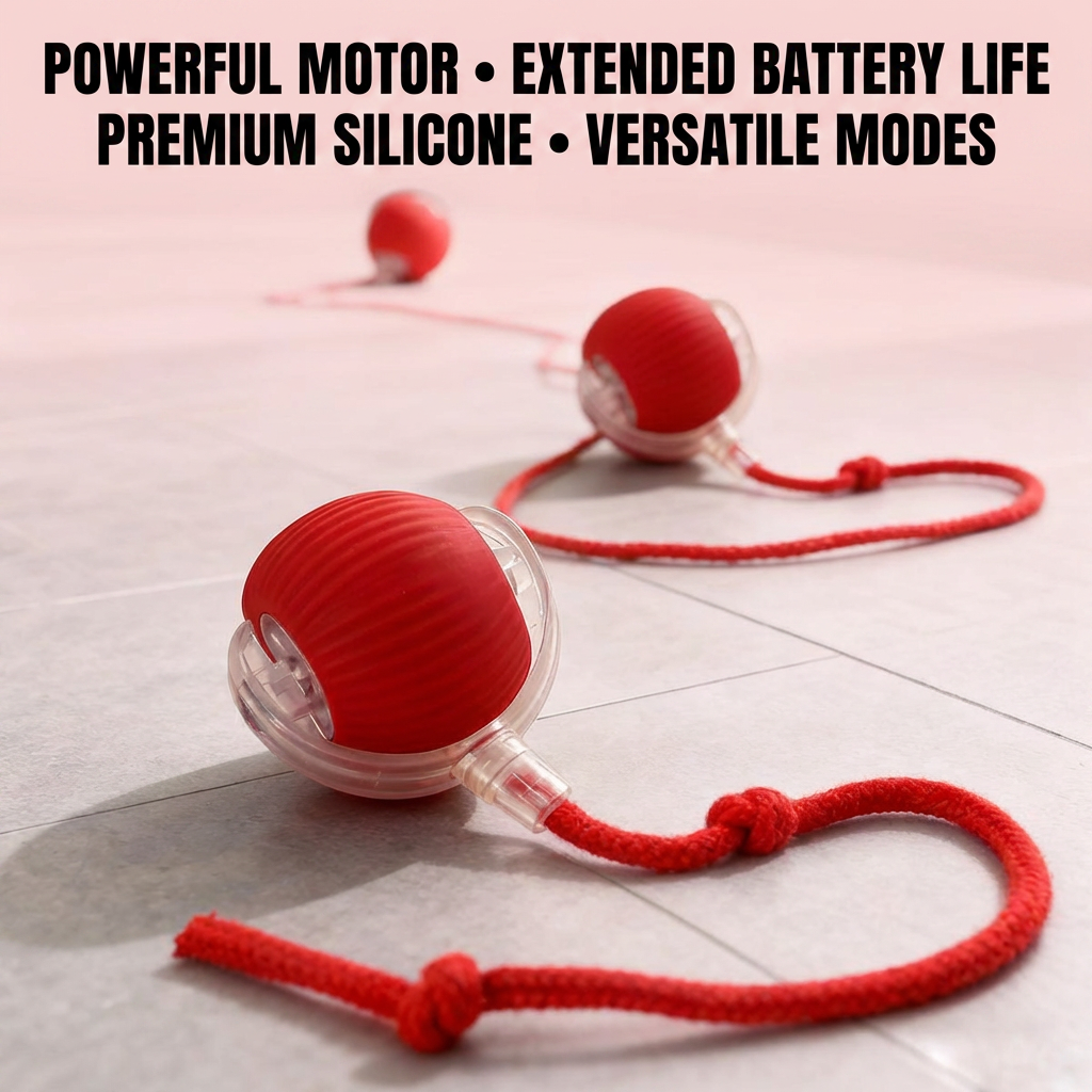 DOZEBEDDING®⚾Auto-Avoidance Smart Ball for Cats & Dogs🔋 – USB Rechargeable, Motion-Activated Interactive Toy (UPSELL)