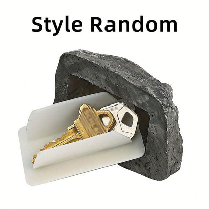 DOZEBEDDING®🪨Outdoor Key Hiding Rock🔑 - Realistic Weatherproof Stone Key Holder for Spare Keys