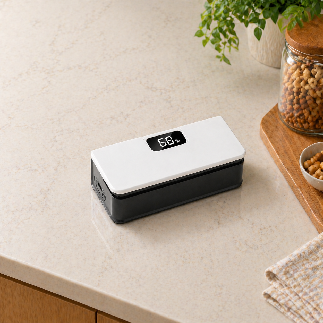 DOZEBEDDING® 🛑 2-in-1 Rechargeable Bag Sealer | 6 Modes, Magnetic, Portable(upsell)