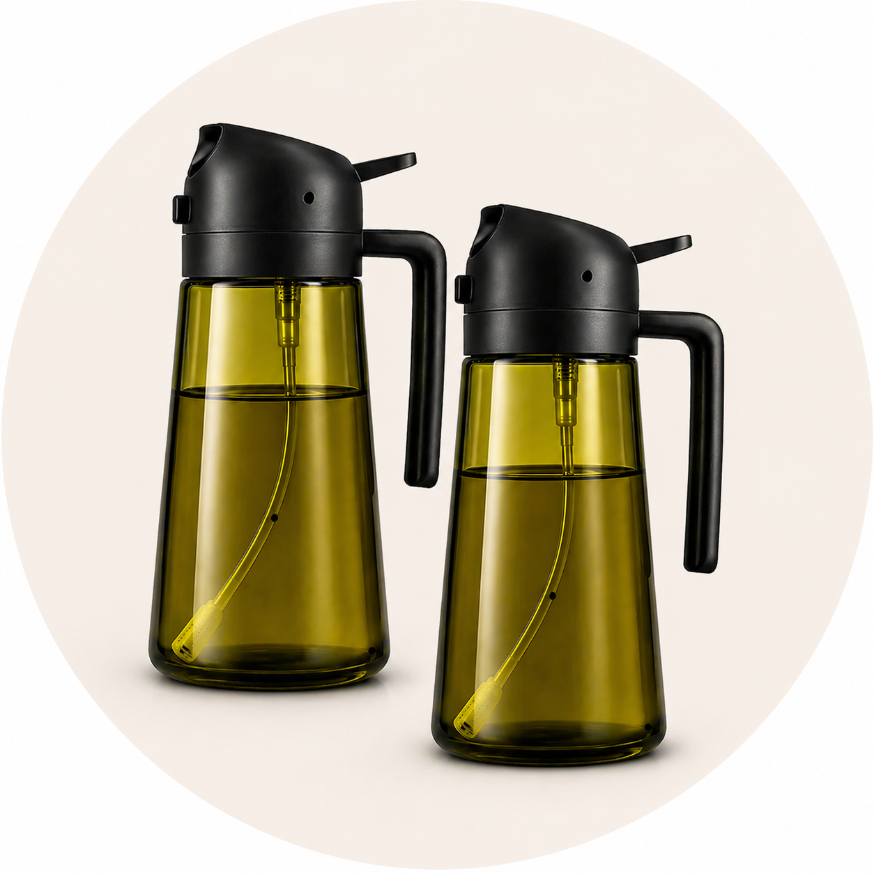 DOZEBEDDING®🥗2-in-1 Precision Oil Sprayer - High-Pressure Spray & Smooth Pour Integrated Bottle