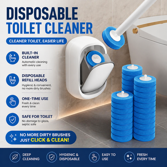 DOZEBEDDING®🪄360° All-in-One Deep Clean Toilet Brush🫧-Ultimate Hygienic Cleaning Kit