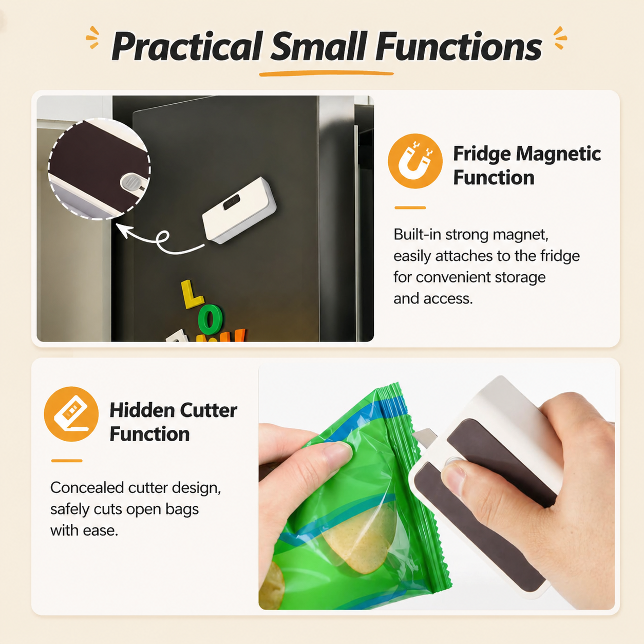 DOZEBEDDING® 🛑 2-in-1 Rechargeable Bag Sealer | 6 Modes, Magnetic, Portable(upsell)