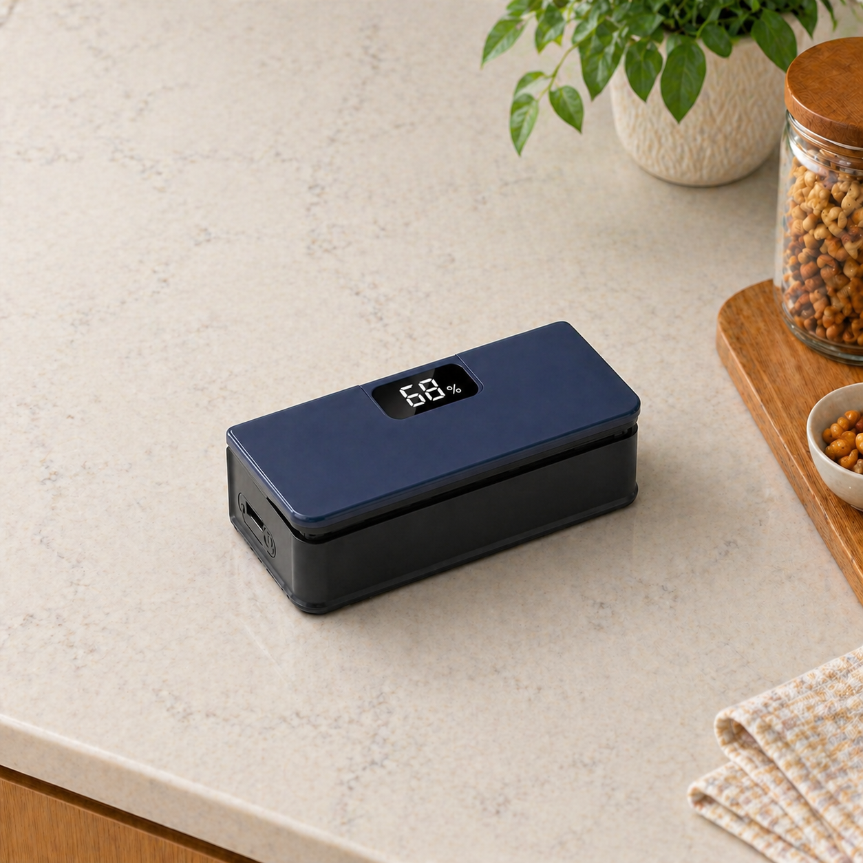 DOZEBEDDING® 🛑 2-in-1 Rechargeable Bag Sealer | 6 Modes, Magnetic, Portable(upsell)
