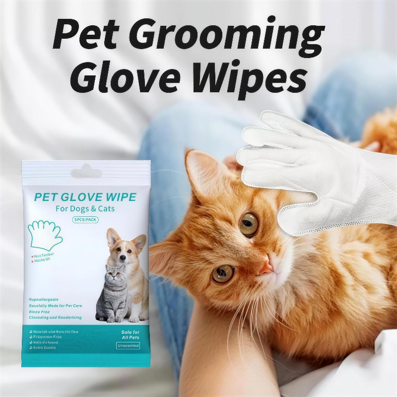 DOZEBEDDING®🧤Pet Wipe Gloves - Quick Clean, Non-Toxic, Mess-Free (upsell)
